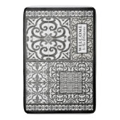 Modern Farmhouse Welcome Black and White Family Badmat (Voorkant Verticaal)