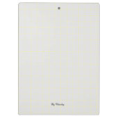 Modern Fashionable Girl Black en Red Trendy Klembord (Achterkant)