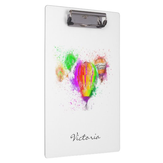 Modern Fashionable Trendy Bright. Jouw naam toevoe Klembord (Rechts)