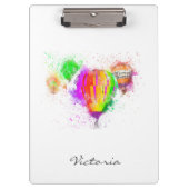 Modern Fashionable Trendy Bright. Jouw naam toevoe Klembord (Voorkant)