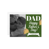 Modern Fathers Day Taco Isometric Kaart (Voorkant / Achterkant in situ)