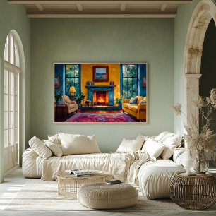 Modern Fauvism Art Collectie - Levendige kleuren Poster