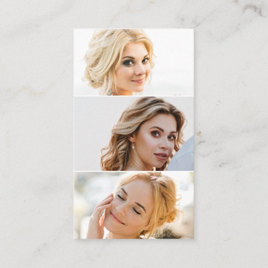 Modern Faux Gold Abstract QR-code fotoportfolio Visitekaartje (Achterkant)