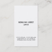 Modern Faux Gold Foil Lawyer Scale Symbol  Visitekaartje (Achterkant)