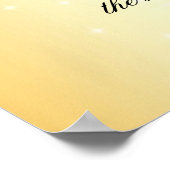 Modern, Faux, Gold Foil, Weddenschappen Receptie, Poster (Hoek)