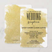 MODERN FAUX GOLD KAART (Voorkant / Achterkant)