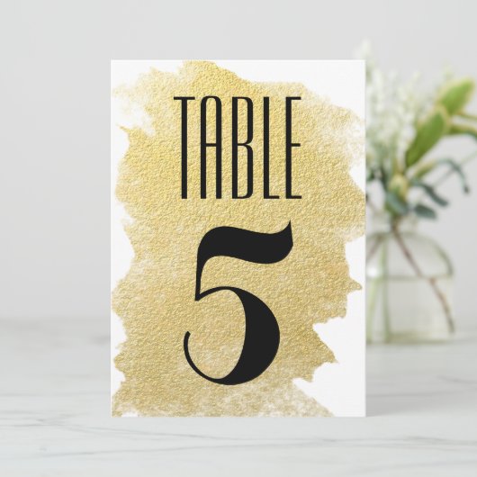 MODERN FAUX GOLD KAART (Staand voorkant)