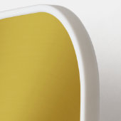 Modern Faux Gold Name & Monogram Pickleball Paddle (Links Detail)