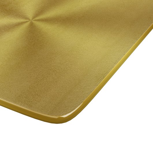 Modern Faux Gold Radiaal Patroon Snijplank (Hoek)