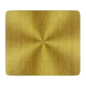 Modern Faux Gold Radiaal Patroon Snijplank (Voorkant)