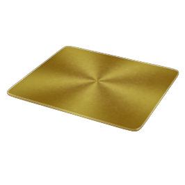 Modern Faux Gold Radiaal Patroon Snijplank