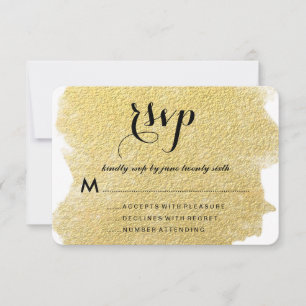 MODERN FAUX GOLD RSVP KAARTJE