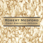 Modern Faux Gold Signs Deurgebrandnaam Bord Deurbordje