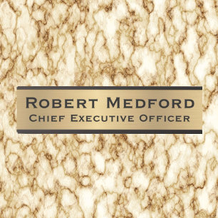 Modern Faux Gold Signs Deurgebrandnaam Bord Deurbordje