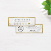 Modern faux gouden luxe visitekaartje (Bureau)