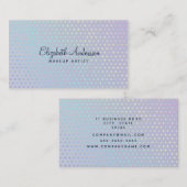 Modern Faux Holografisch Visitekaartje (Voorkant / Achterkant)