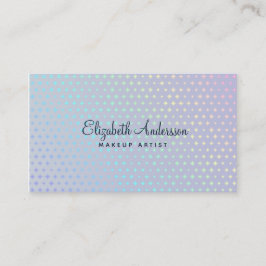 Modern Faux Holografisch Visitekaartje