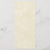 Modern Faux Sparkle Gold Ivory Menu Kaarten (Achterkant)