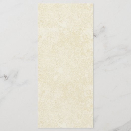Modern Faux Sparkle Gold Ivory Menu Kaarten (Achterkant)