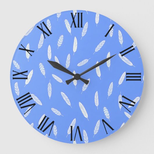 Modern Feathers Luxe Boho Collectie Grote Klok (Voorkant)