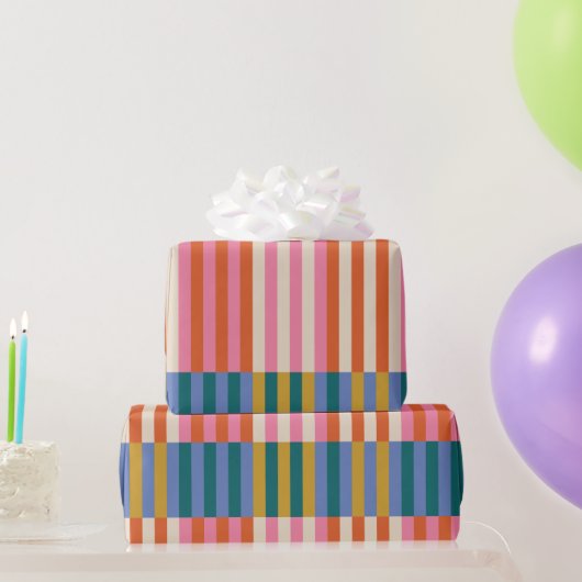 Modern feestelijk geruit inpakpapier (Feestgeschenken)