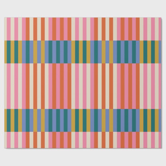 Modern feestelijk geruit inpakpapier (Vlak)