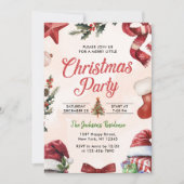 Modern feestelijk kerstfeest kaart (Voorkant)