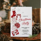 Modern feestelijk kerstfeest kaart