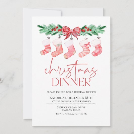 Modern feestelijk kerstfeest kaart (Voorkant)