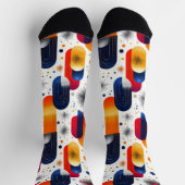 Modern Feestelijk met Starburst Kerst Flair Sokken (Top)