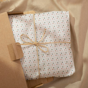 Modern Feestelijk Pastel Kerst Baubles Patroon Cadeaupapier