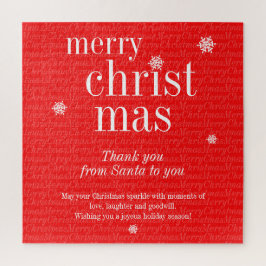 Modern feestelijke Kerstmis spel Legpuzzel