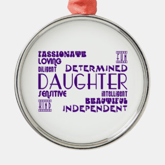 Modern Feminine Chic & Stylish Daughters Metalen Ornament