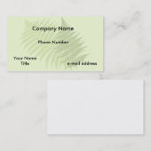 Modern Fern Leaves Visitekaartje (Voorkant / Achterkant)