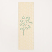 Modern Fern op Perzikflal Yogamat (Voorkant)