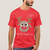 Modern Festive Christmas Family Fun  T-shirt (Voorkant)