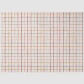 Modern Festive Colorful Grid  Tissuepapier (Voorkant)