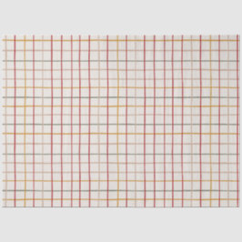 Modern Festive Colorful Grid Tissuepapier