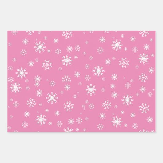 Modern Festive Funny Santa Face Pattern Inpakpapier Vel (Voorkant 3)