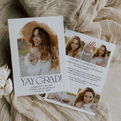 Modern Fete Minimal Yay Afstudeerder Photo Arch Af Aankondiging