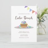 Modern Fiesta Easter Eggs Kaart (Staand voorkant)