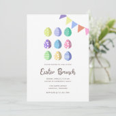 Modern Fiesta Easter Eggs Kaart (Staand voorkant)