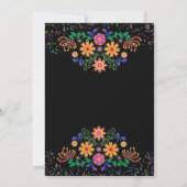 Modern Fiesta en Cactus Bachelorette Party Kaart (Achterkant)