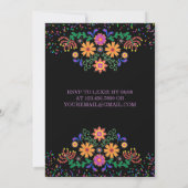 Modern Fiesta en Cactus Colorful Vrijgezellenfeest Kaart (Achterkant)