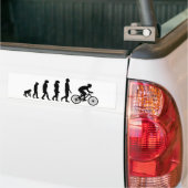 Modern Fiets Schema voor Menselijke Evolutie Bumpersticker (Op Truck)