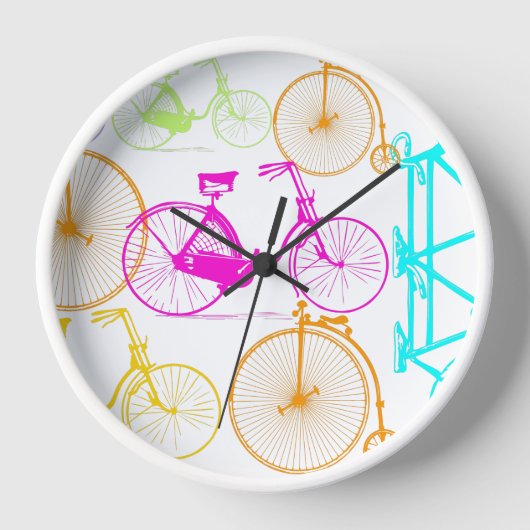 modern fietspatroon, helder kleurneonpatroon (Voorkant)