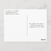  modern fietspatroon, helder kleurneonpatroon briefkaart (Achterkant)