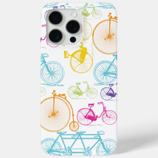 modern fietspatroon, helder kleurneonpatroon Case-Mate iPhone case (Achterkant)