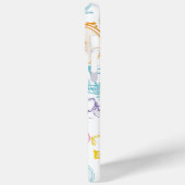 modern fietspatroon, helder kleurneonpatroon Case-Mate iPhone case (Achterkant / Links)