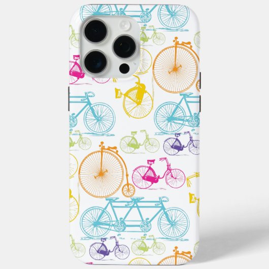modern fietspatroon, helder kleurneonpatroon Case-Mate iPhone case (Achterkant)